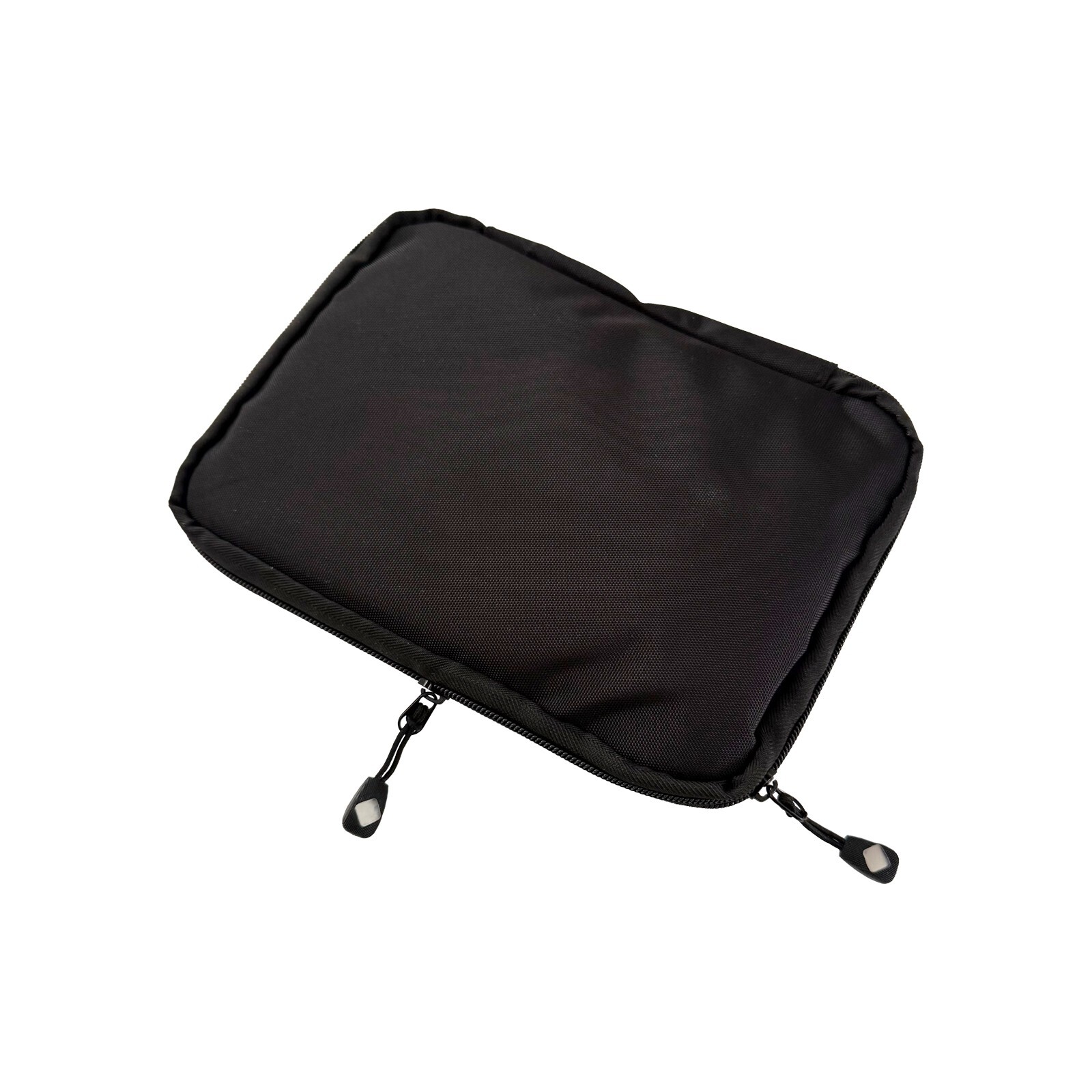 Storage Bag Mobile Phone Data Cable Portable Large Mesh Pocket Two-Way Zipper