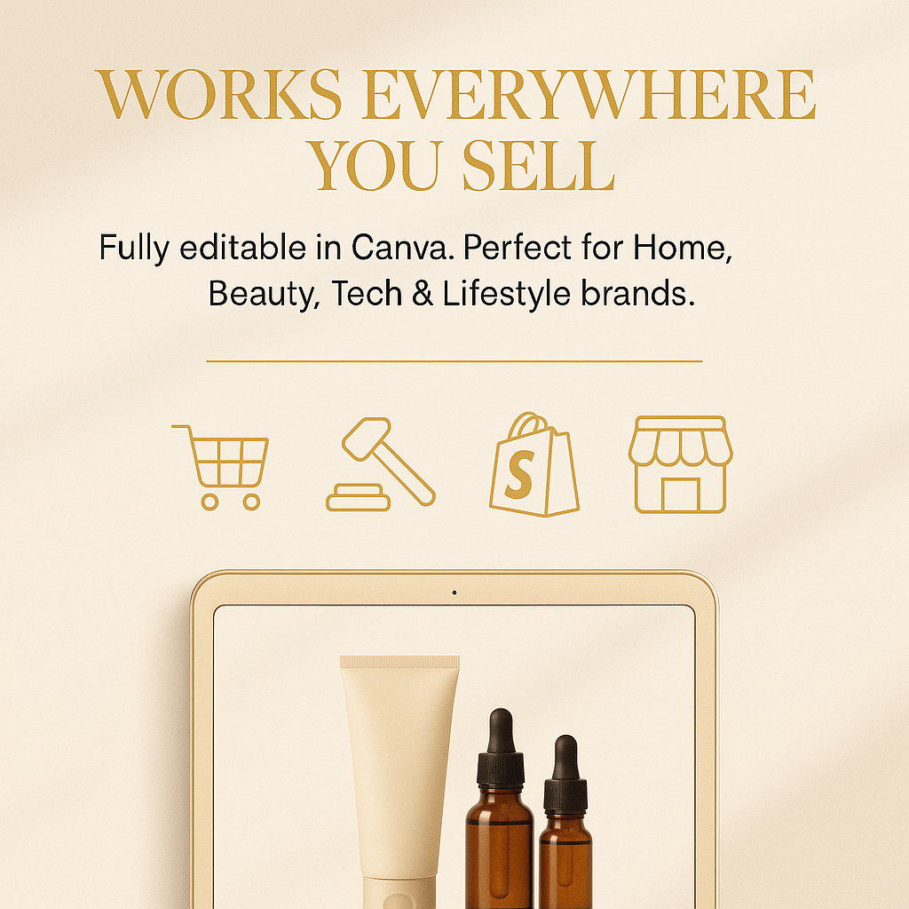 Amazon Store Branding Kit – Canva A+ Content & Product Listing Image Templates