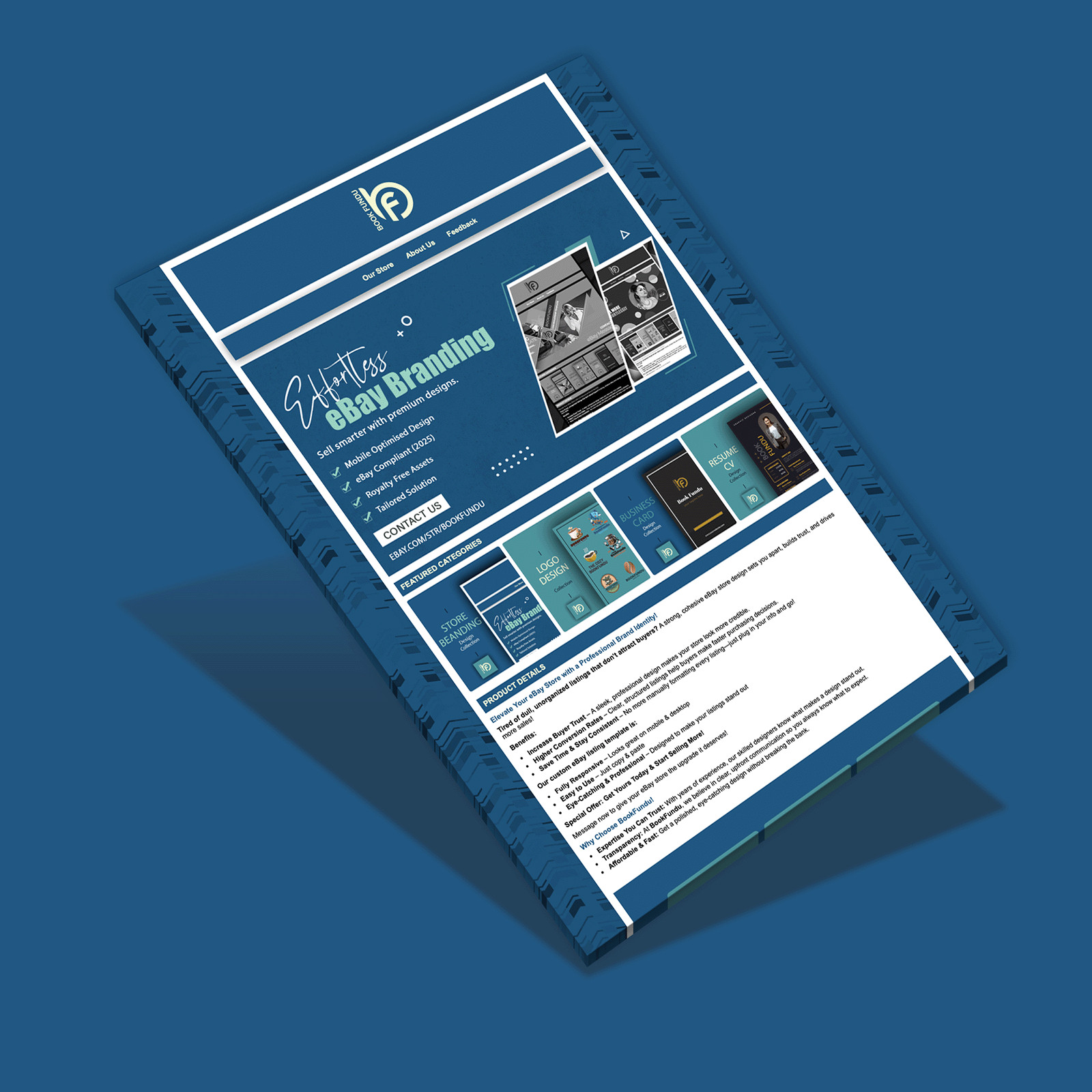 Premium eBay HTML Listing Template | Stunning Designs for More Clicks & Sales