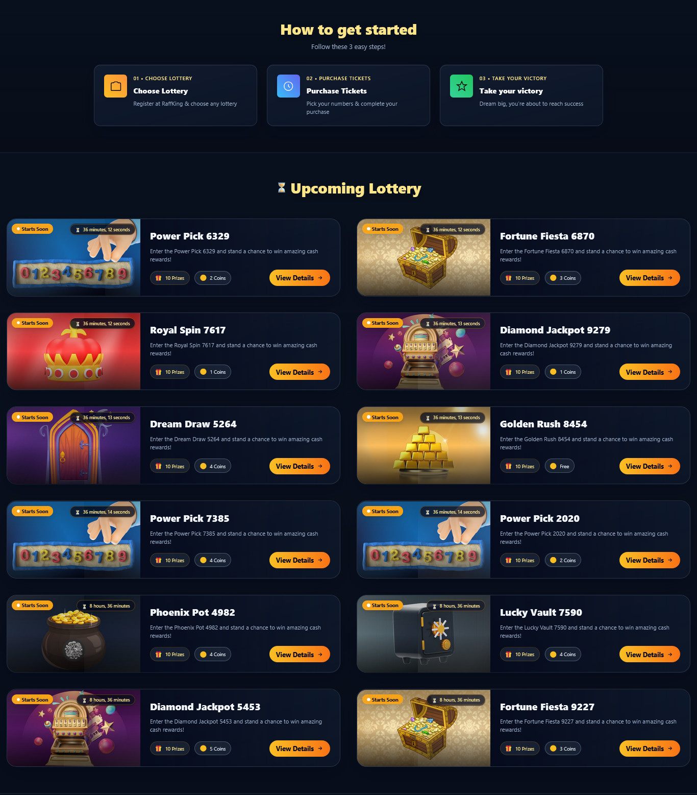 PrizeKing PHP Contest & Rewards Management System | Android App | Laravel Admin