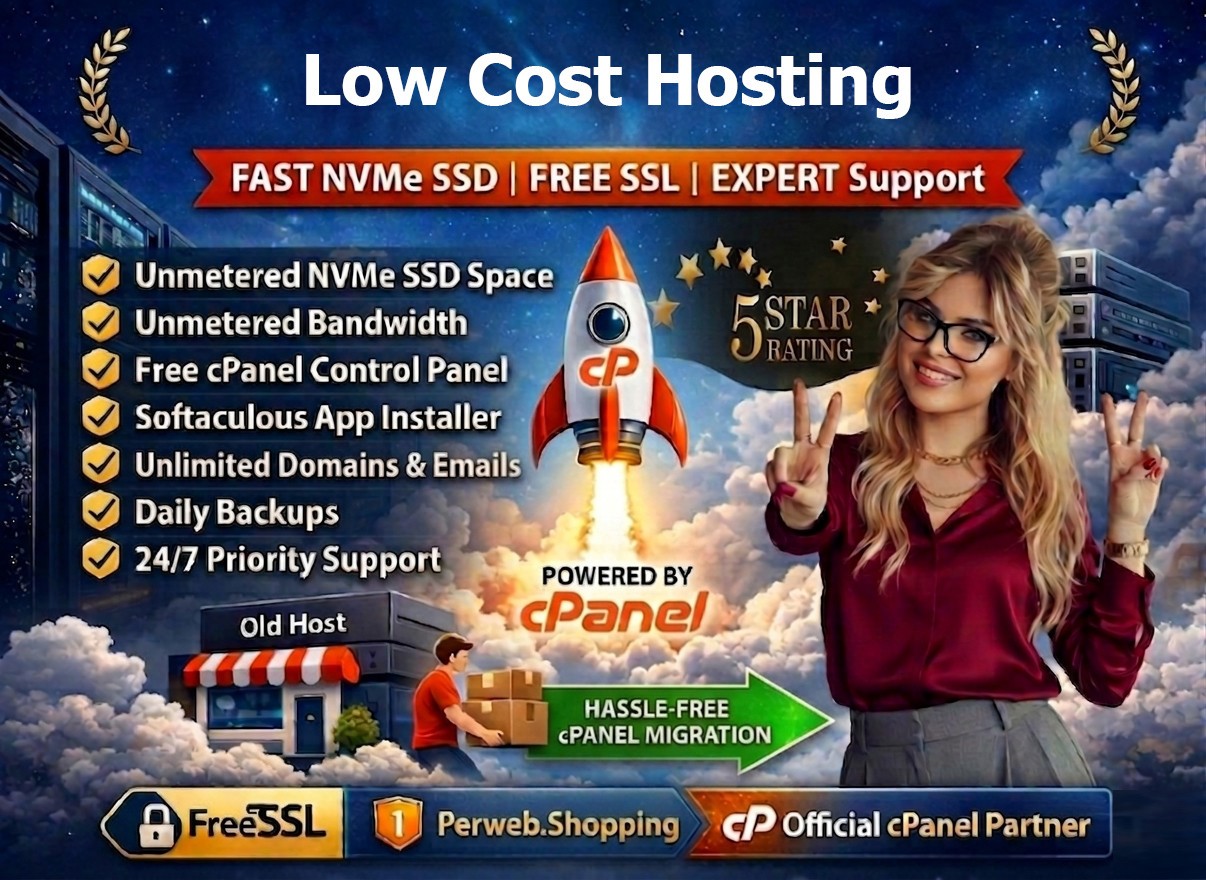 Low Cost Hosting – 💰Unlimited SSD + SSL + Emails | Super Fast | Just $14.99/Yr