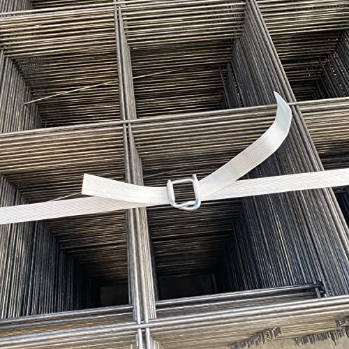 100 Pack 1/2″ Heavy Duty Galvanized Wire Buckles for Cord Strapping Banding