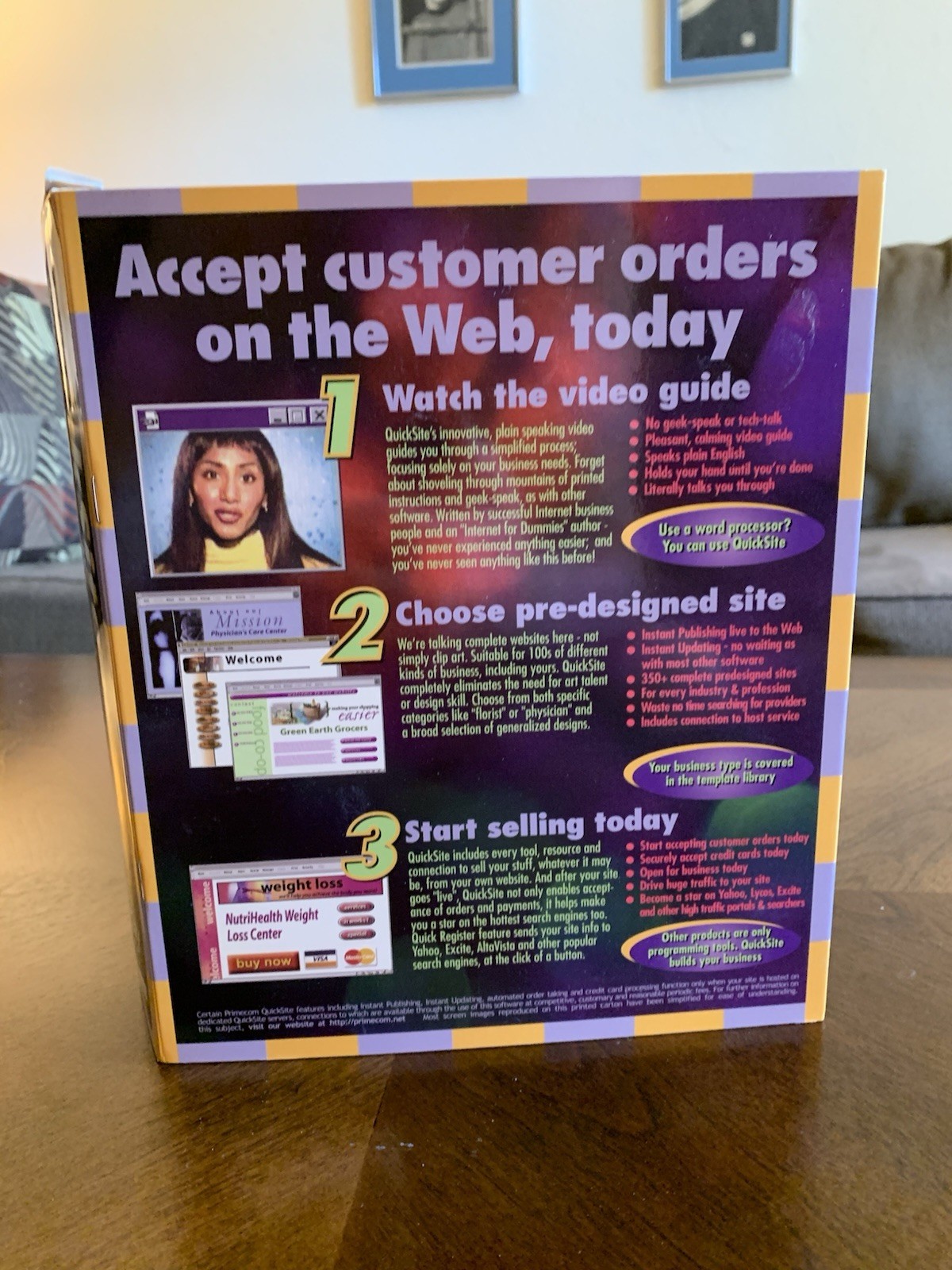 PrimeCom QuickSite Business Website Wizard, Gold Edition