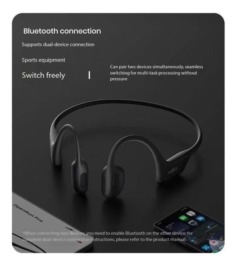 Shokz OpenRun Pro S810 Bone Conduction Bluetooth Earphones