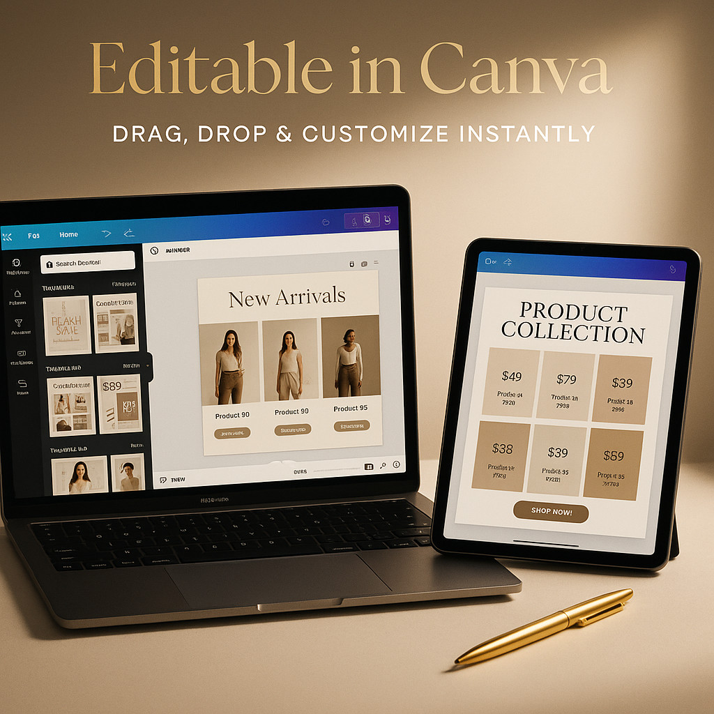 Amazon Store Branding Kit – Canva A+ Content & Product Listing Image Templates