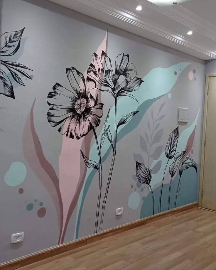 Wall accent ideas, wall art ideas, wall color theme, home decors and accents