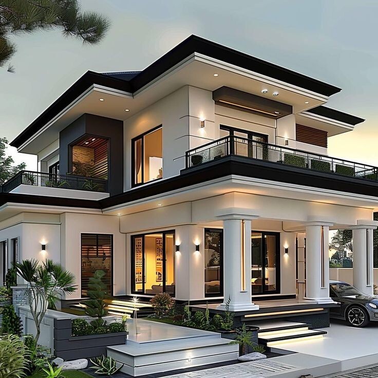 Modern house exterior, 350 + exterior house designs, modern house ideas
