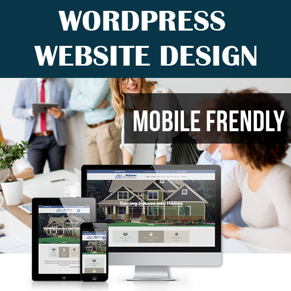 WORDPRESS WEBSITE – CUSTOM WEBSITE DESIGN – PROFESSIONAL & MOBILE FRIENDLY