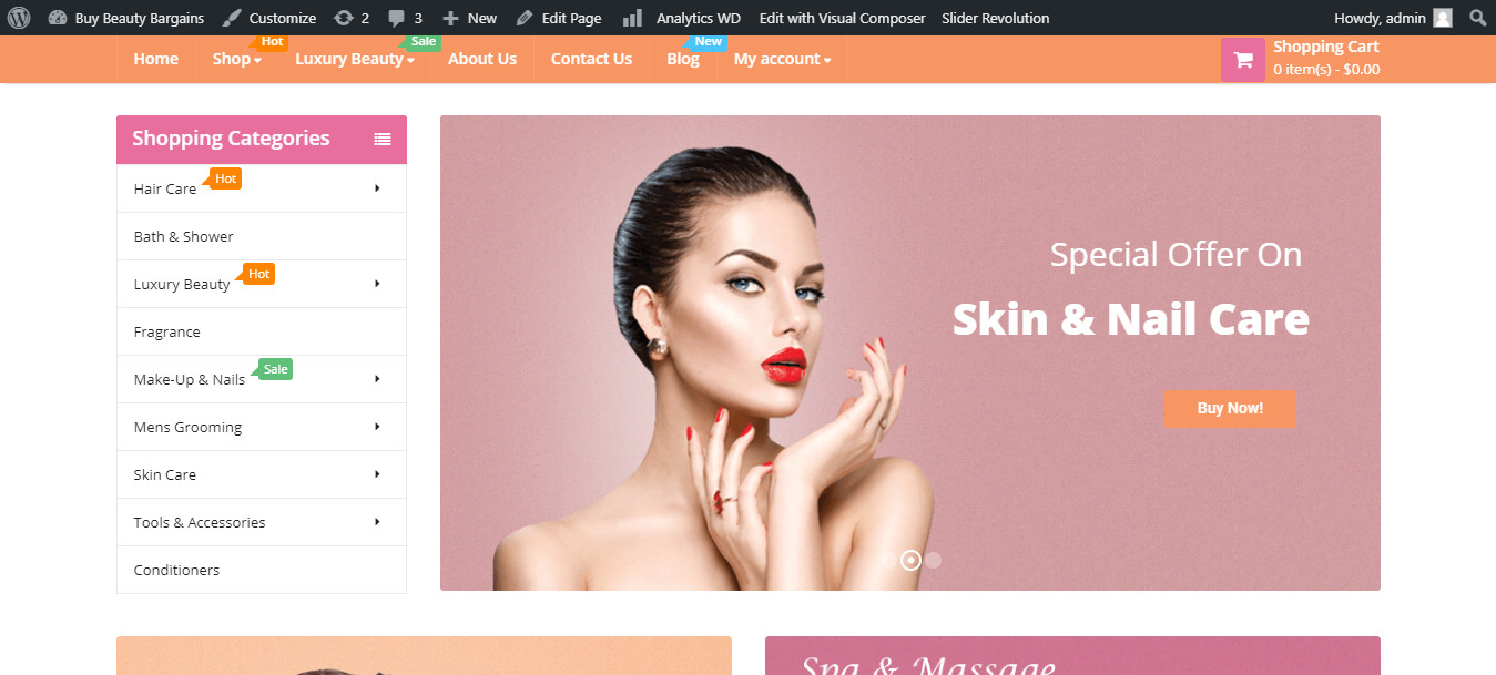BEAUTY SHOP TURNKEY AMAZON DROPSHIP Profitable Beauty NICHE Online Website