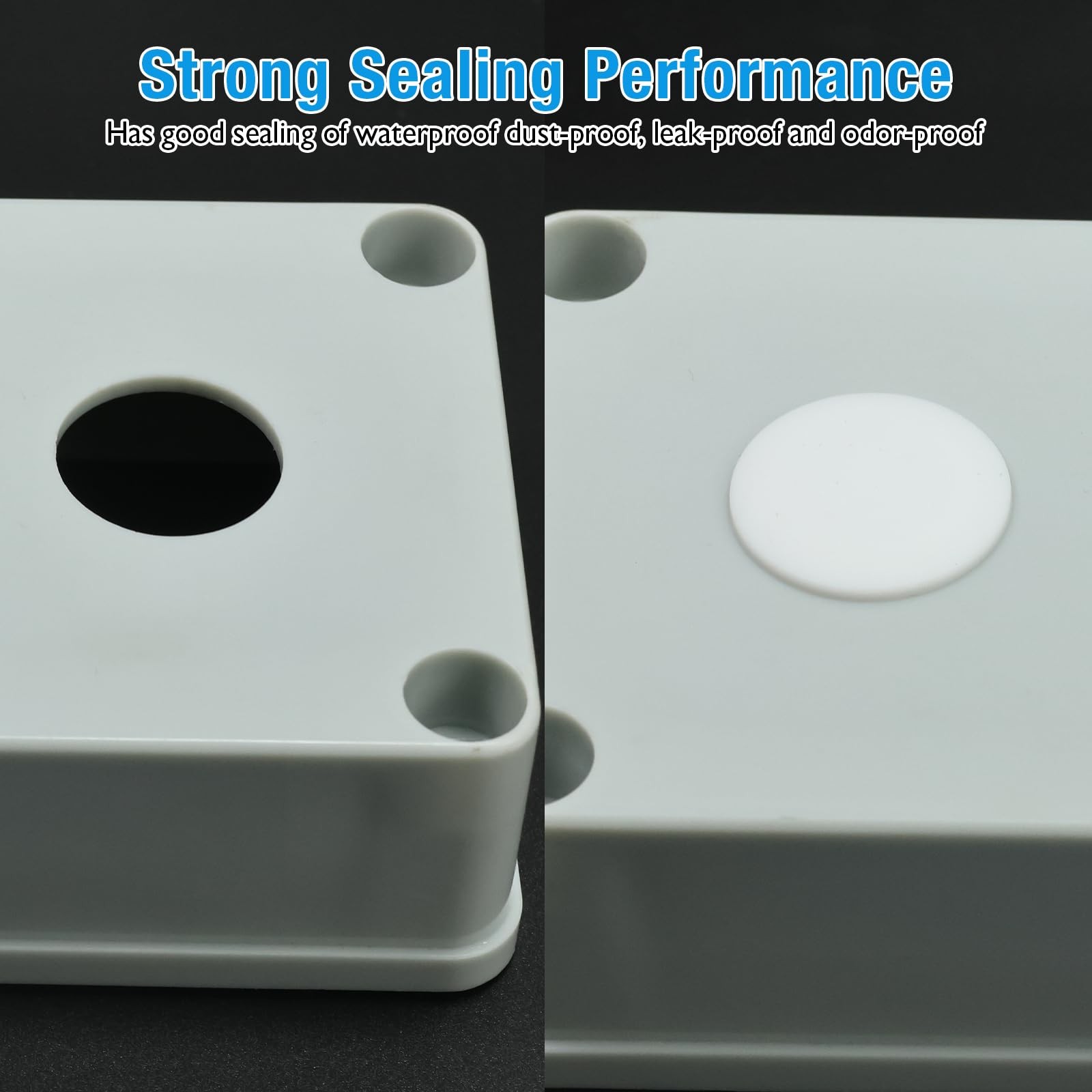 8mm Silicone Rubber Hole Plugs Snap In White Waterproof Seal Caps Pack of 25
