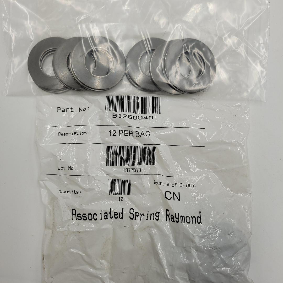 ASSOCIATED SPRING RAYMOND B1250040 12 washers per bag