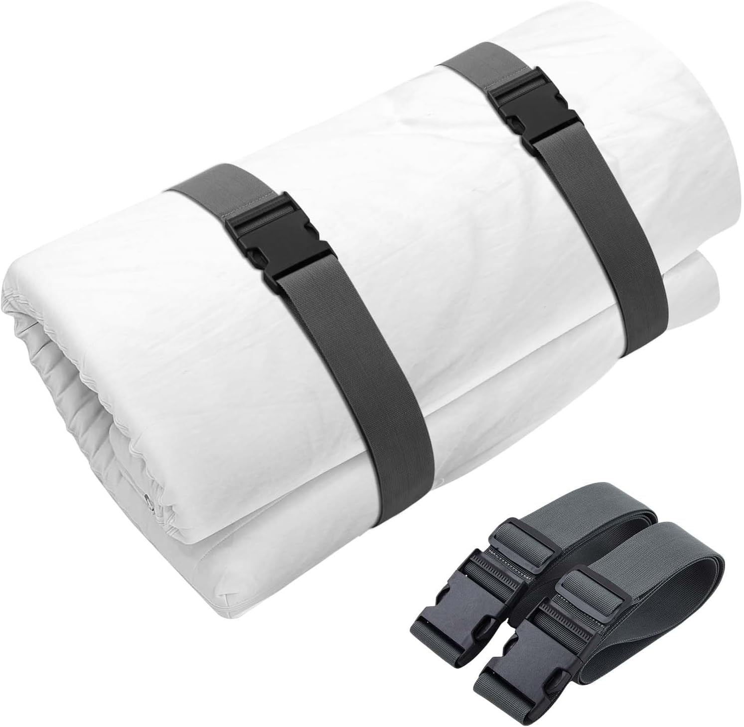 2 Pack Mattress Moving Straps Adjustable Packing Belts for Twin & Full Size 60in