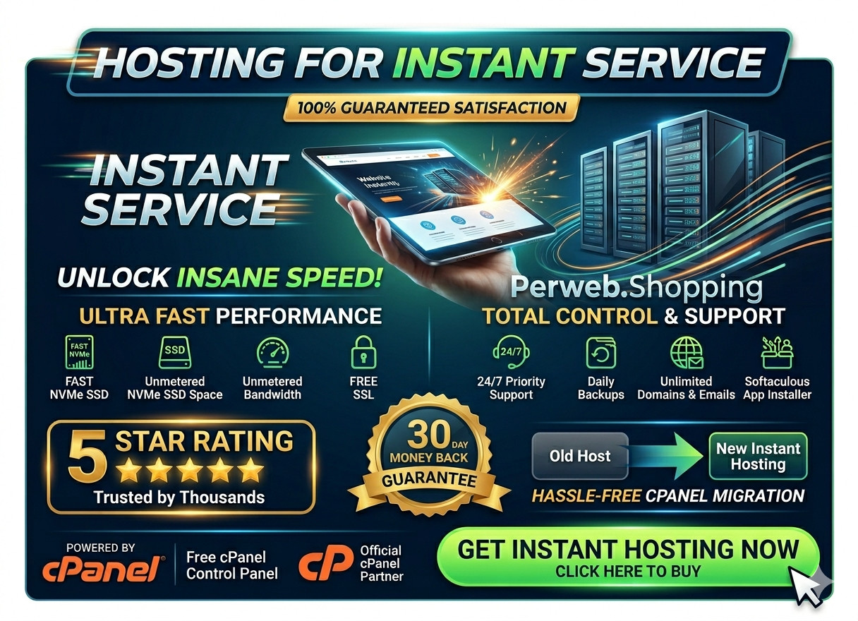 Hosting for Instant Service – ⚡Unlimited SSD + SSL + Emails | Only $14.99/Year!