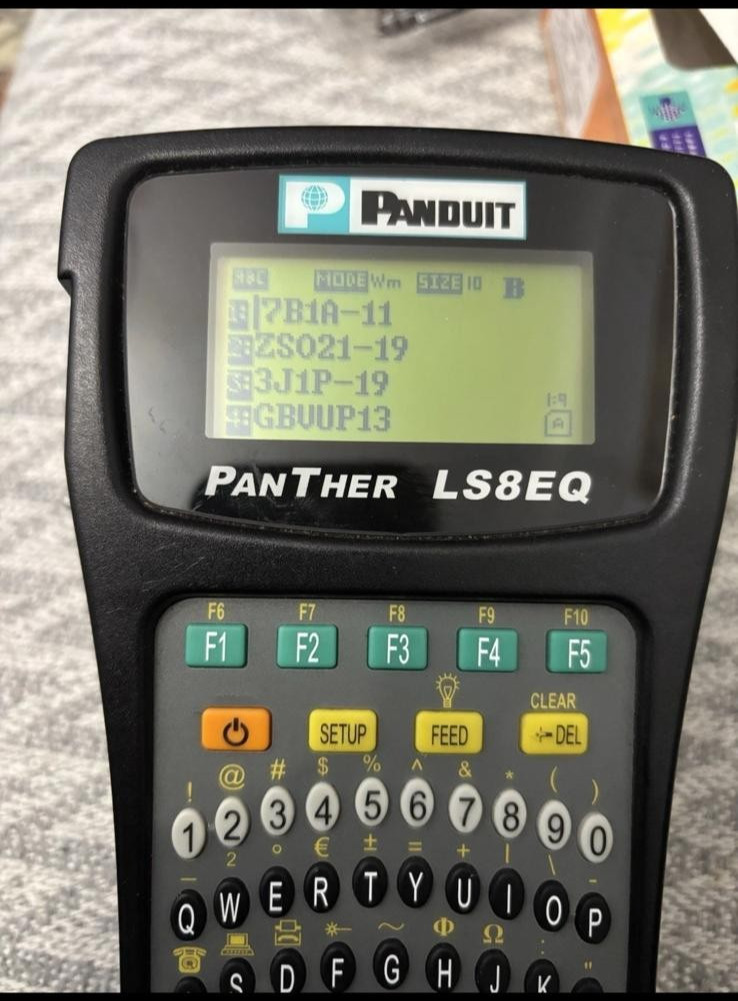 Panduit Panther LS8EQ Hand-Held Thermal Transfer Printer Not Ship To USA