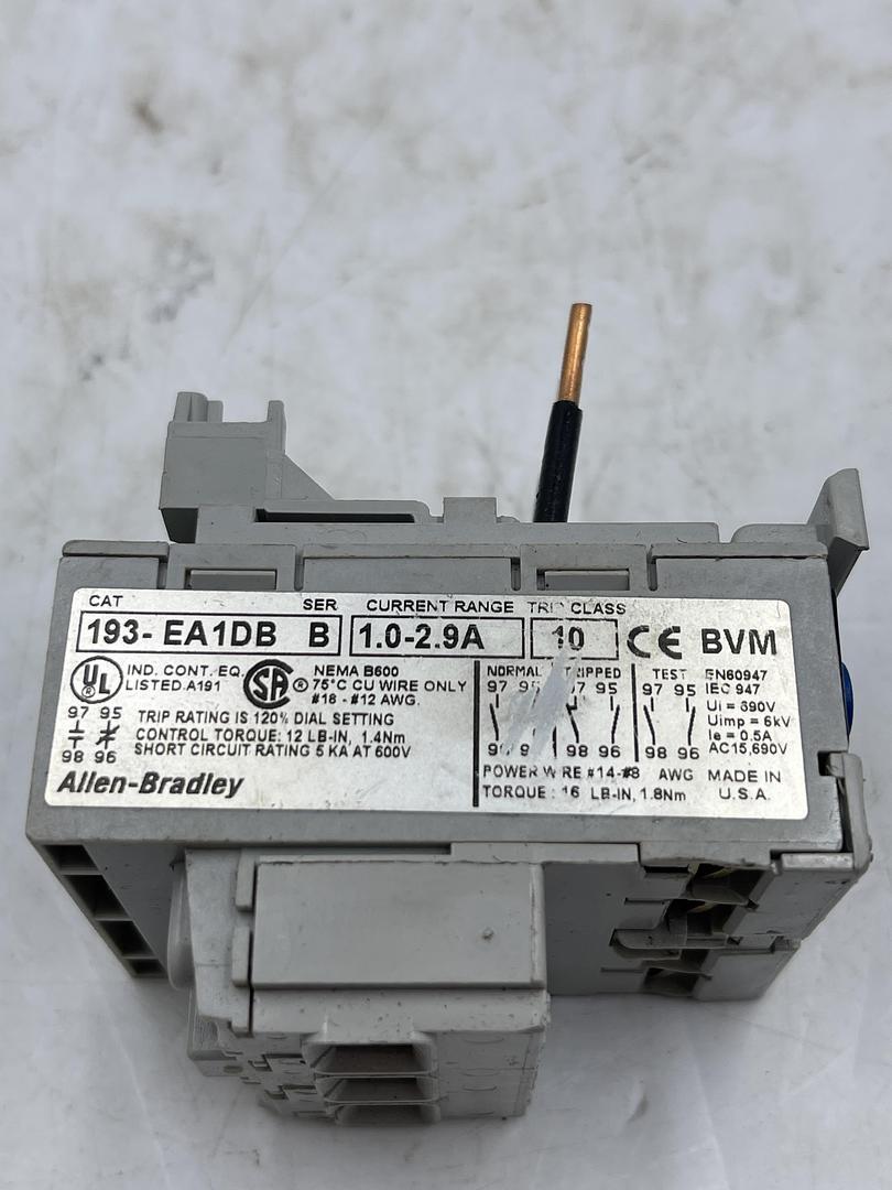ALLEN-BRADLEY 193-EA1DB Ser B