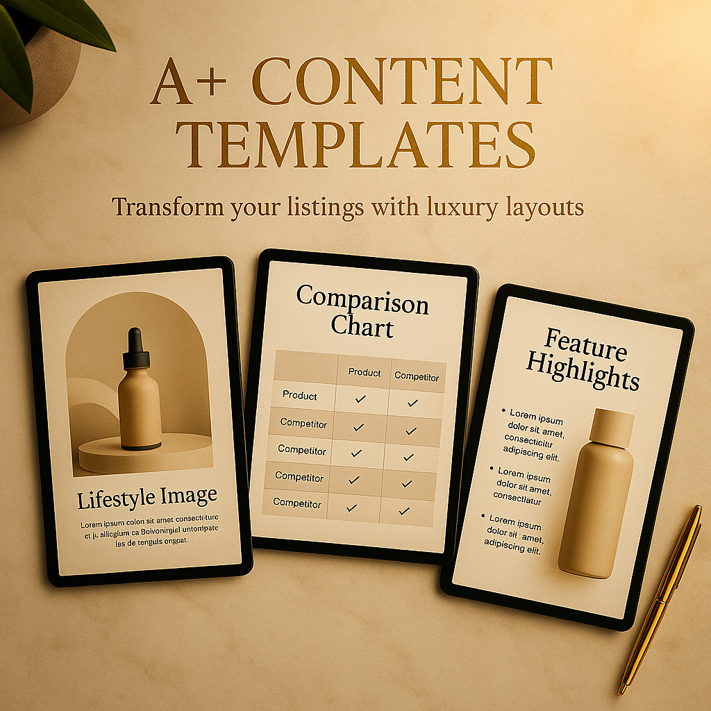Amazon Store Branding Kit – Canva A+ Content & Product Listing Image Templates