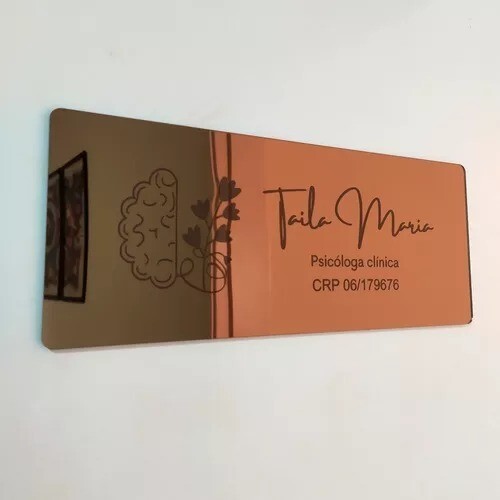 Door plate 11×3”