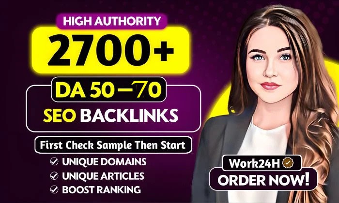 I’ll Make 2700+ HQ Backlinks For Your Website/Blog