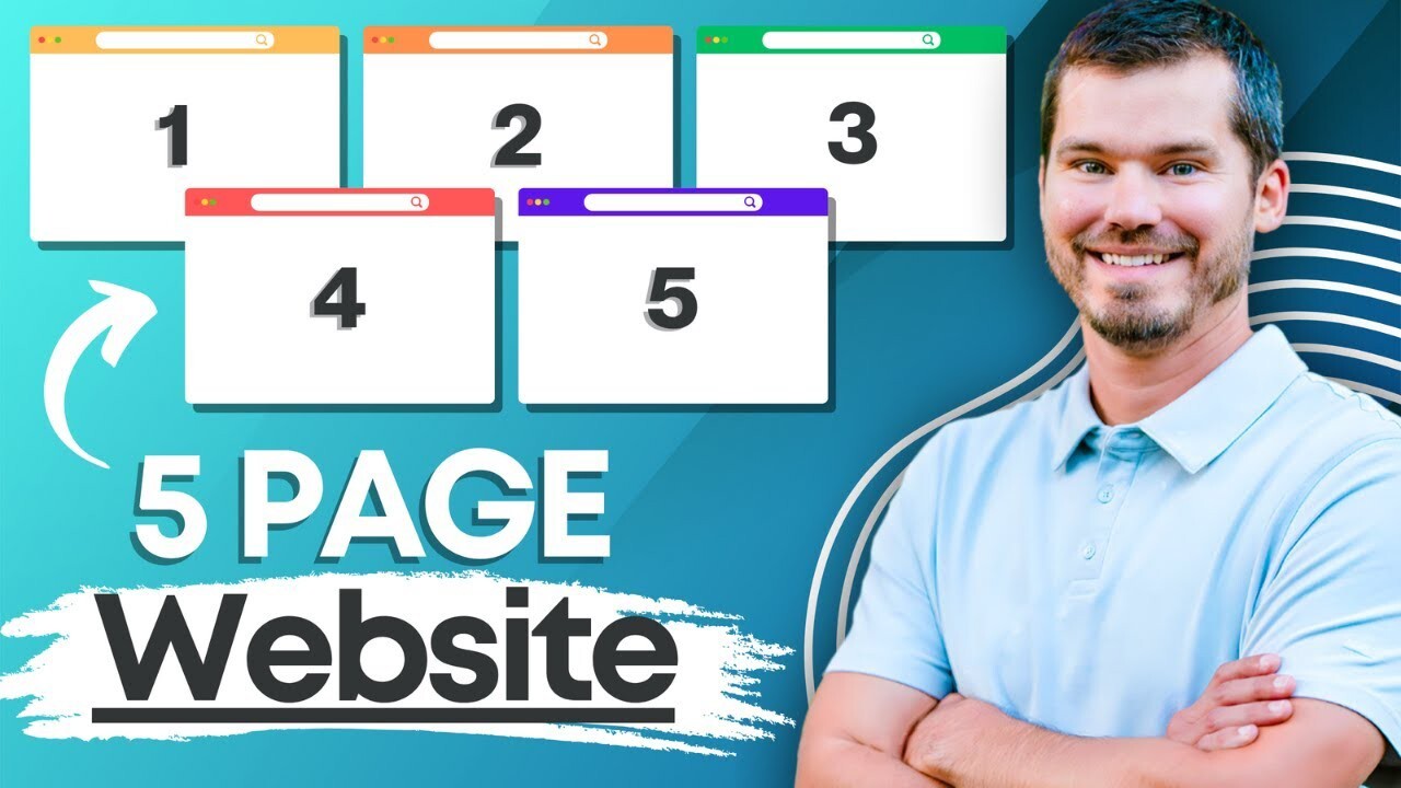 DOMAIN + 5 PAGE PROFESSIONAL WEBSITE DESIGN PERSONAL / BUSINESS