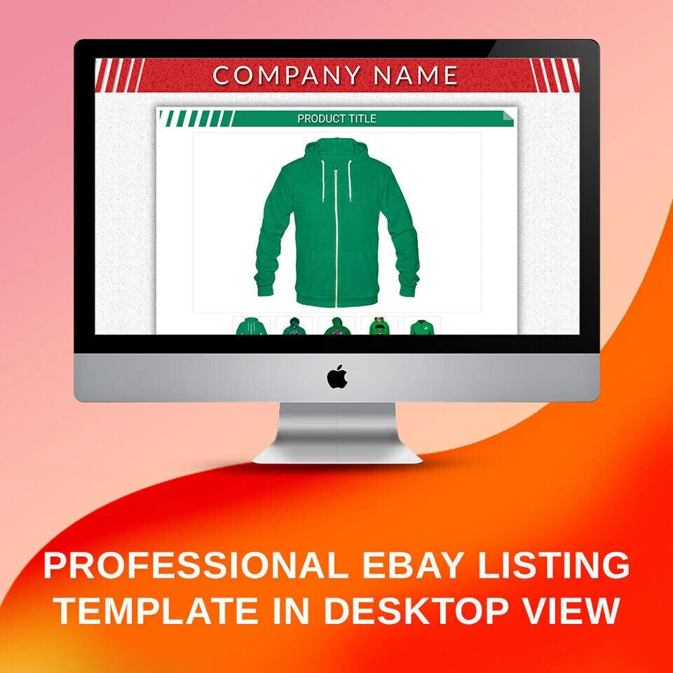 eBay Templates, Auction Mobile Responsive html Templates 2026 Ready for Cloths