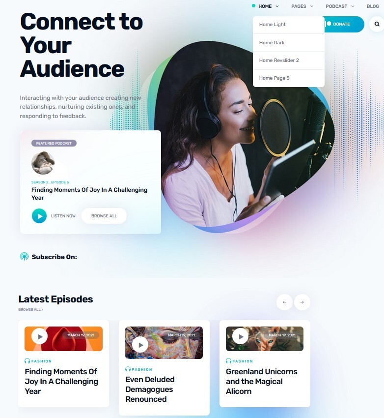 Podcast Website, Free Hosting & Installation