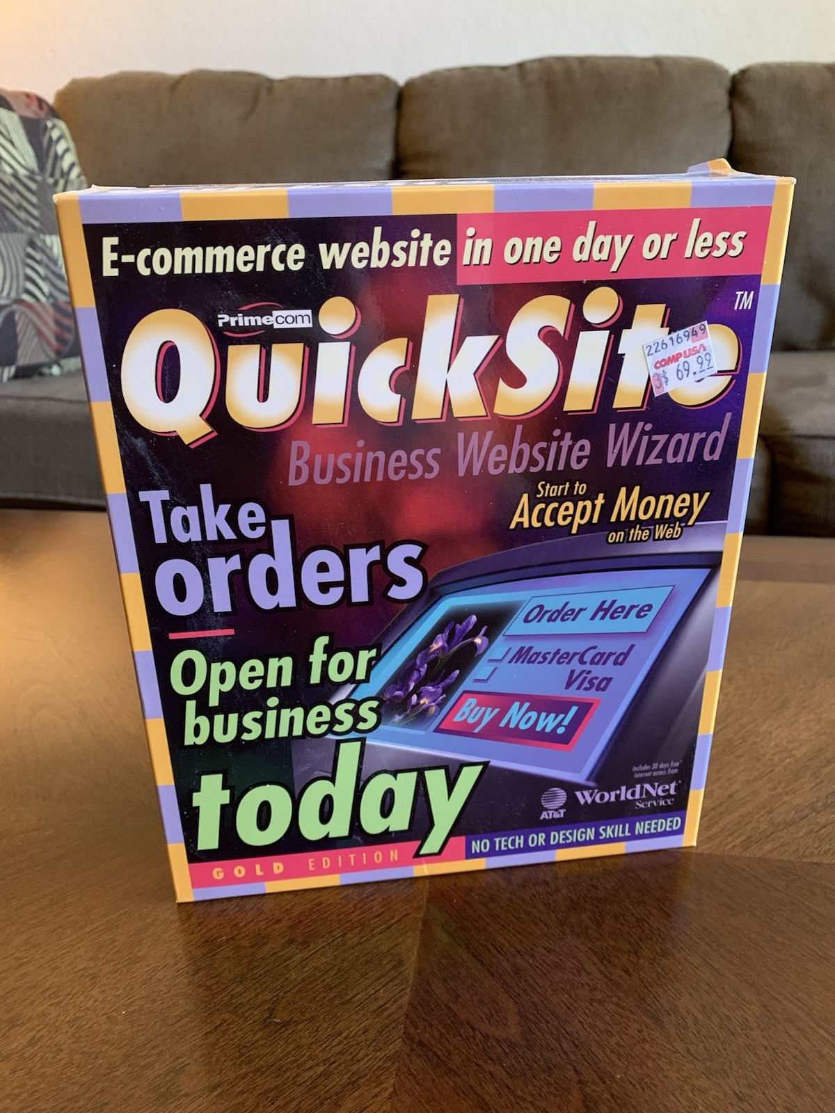 PrimeCom QuickSite Business Website Wizard, Gold Edition