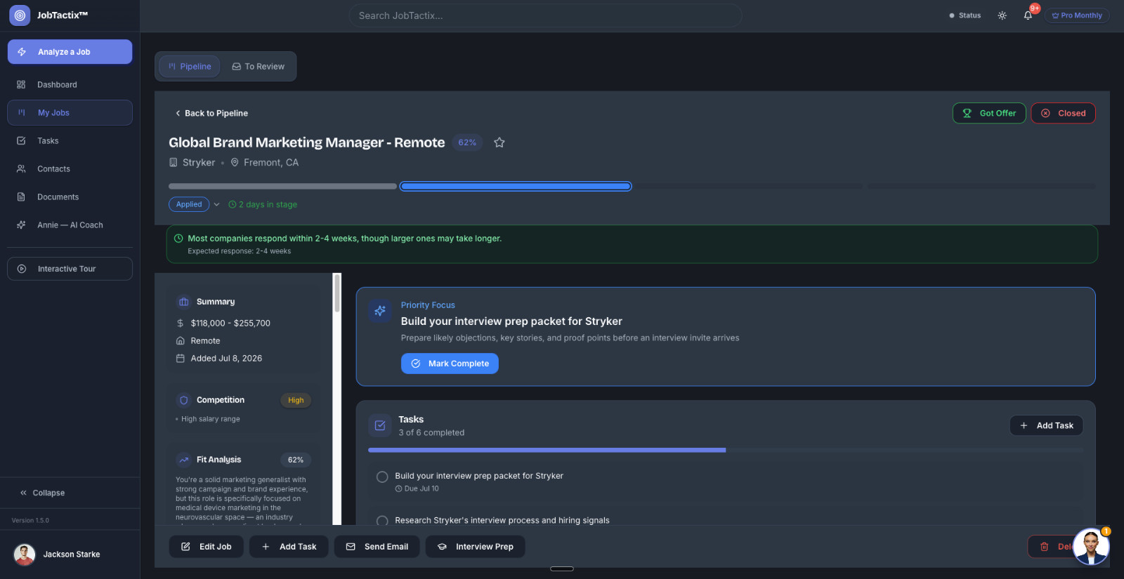 Turnkey AI Job Search SaaS Business | Live Stripe | Fit Score (68)