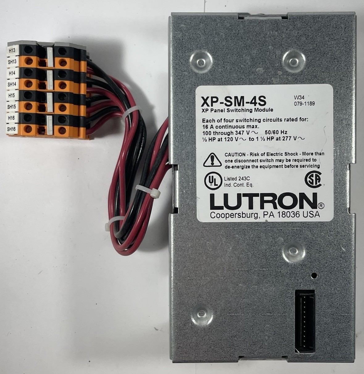 Lutron XP-SM-4S Panel Switching Module Softswitch