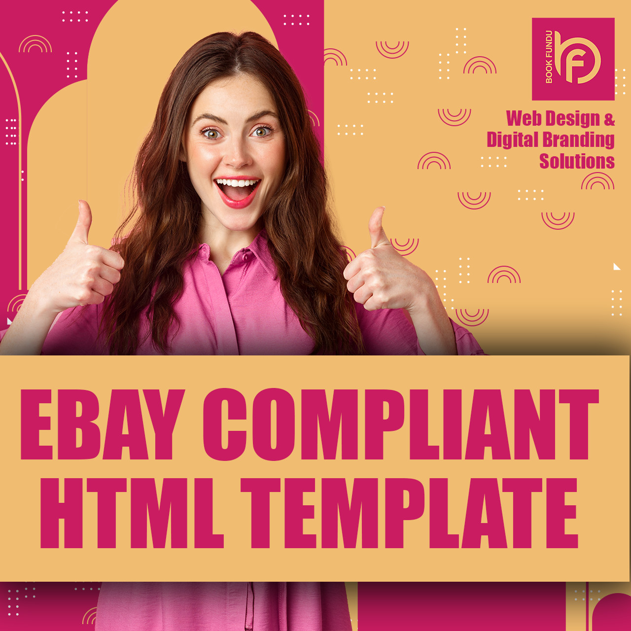 Premium eBay Template | Custom Listing Template | eBay Store Design | Billboard