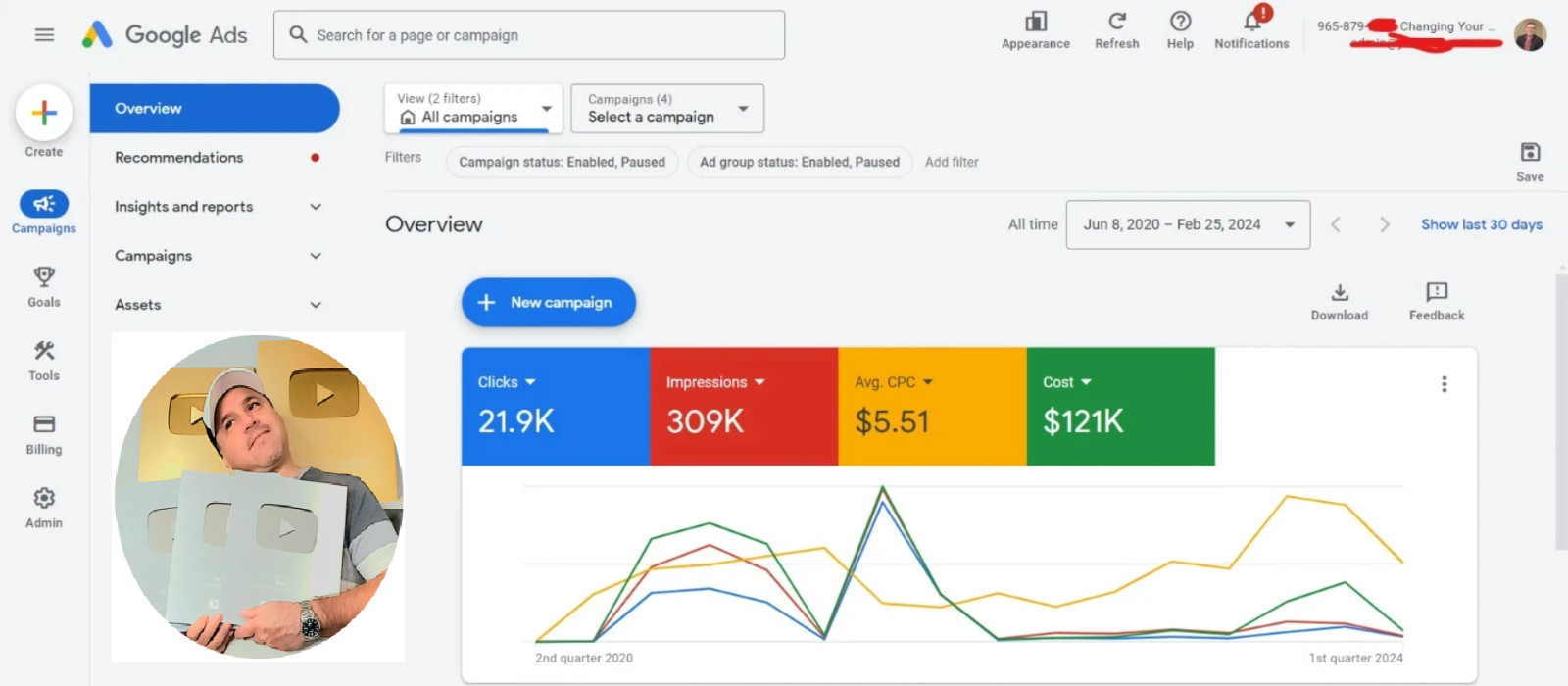 eCommerce: Google Ads Account With $10K Monthly FREE Ads Spend Credit