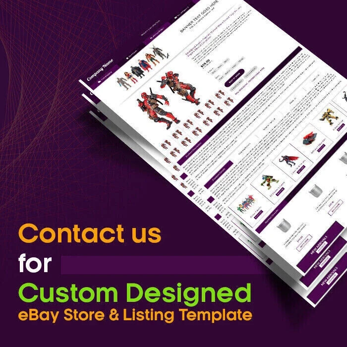 eBay Templates, Auction Mobile Responsive html Templates 2026 Ready for Cloths