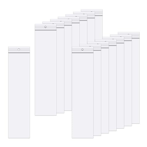 100 Clear Zipper Bags 2 x 8 Inch Resealable Plastic Poly Storage Jewelry Craft
