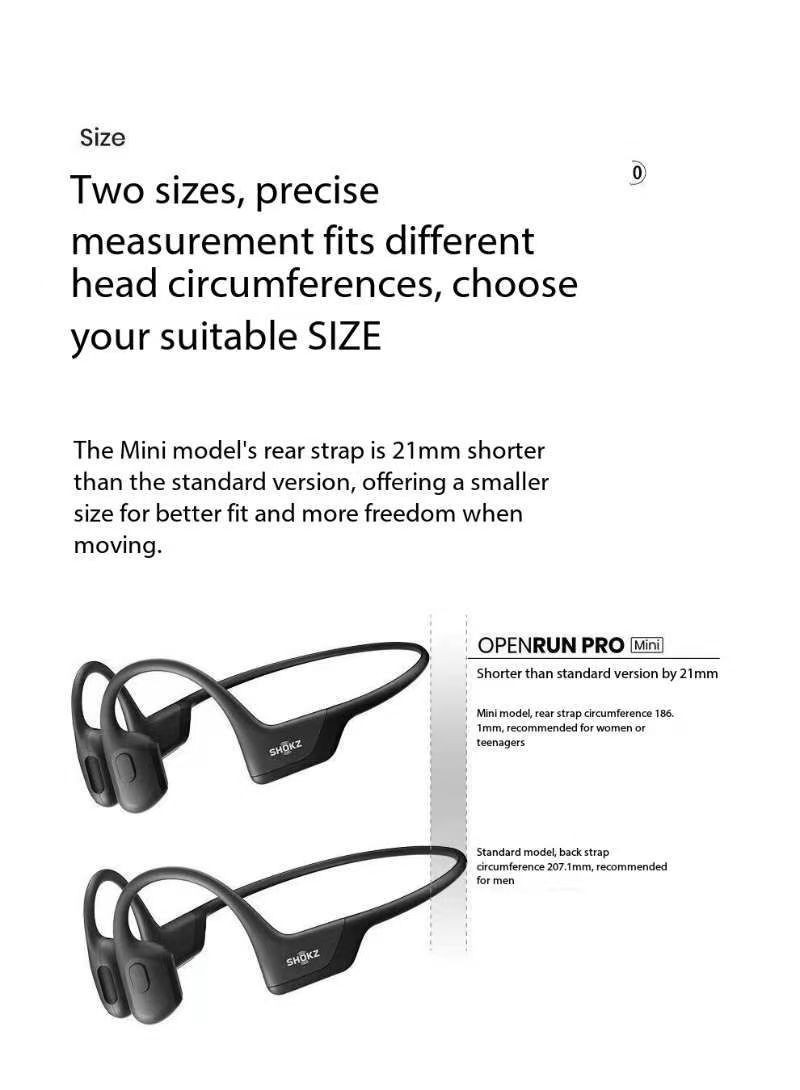 Shokz OpenRun Pro S810 Bone Conduction Bluetooth Earphones