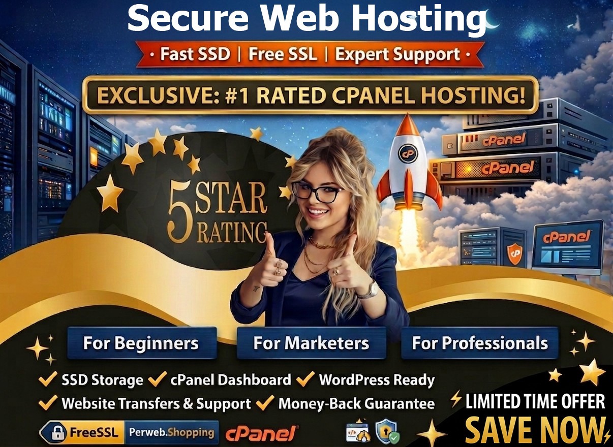 Secure Web Hosting – 🔰 Unlimited SSD, SSL, Email & 24/7 Support – Only$14.99/Yr