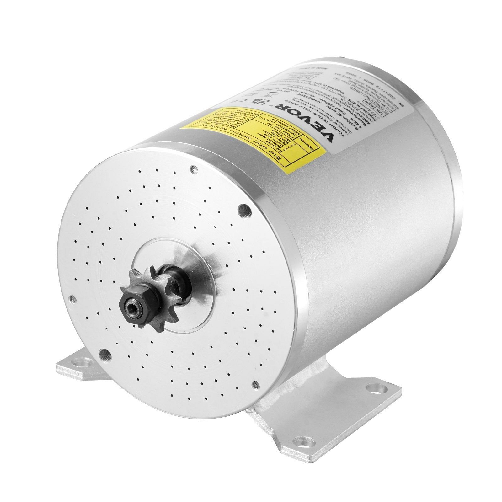 2000W Electric Brushless DC Motor Kit – 48V 4300rpm Motor with Upgraded Speed C