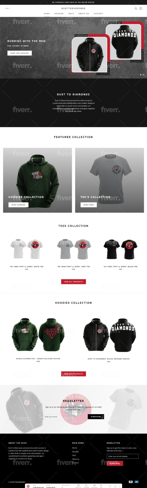 Print on demand shopify store with Printful 200+ products with premium theme POD
