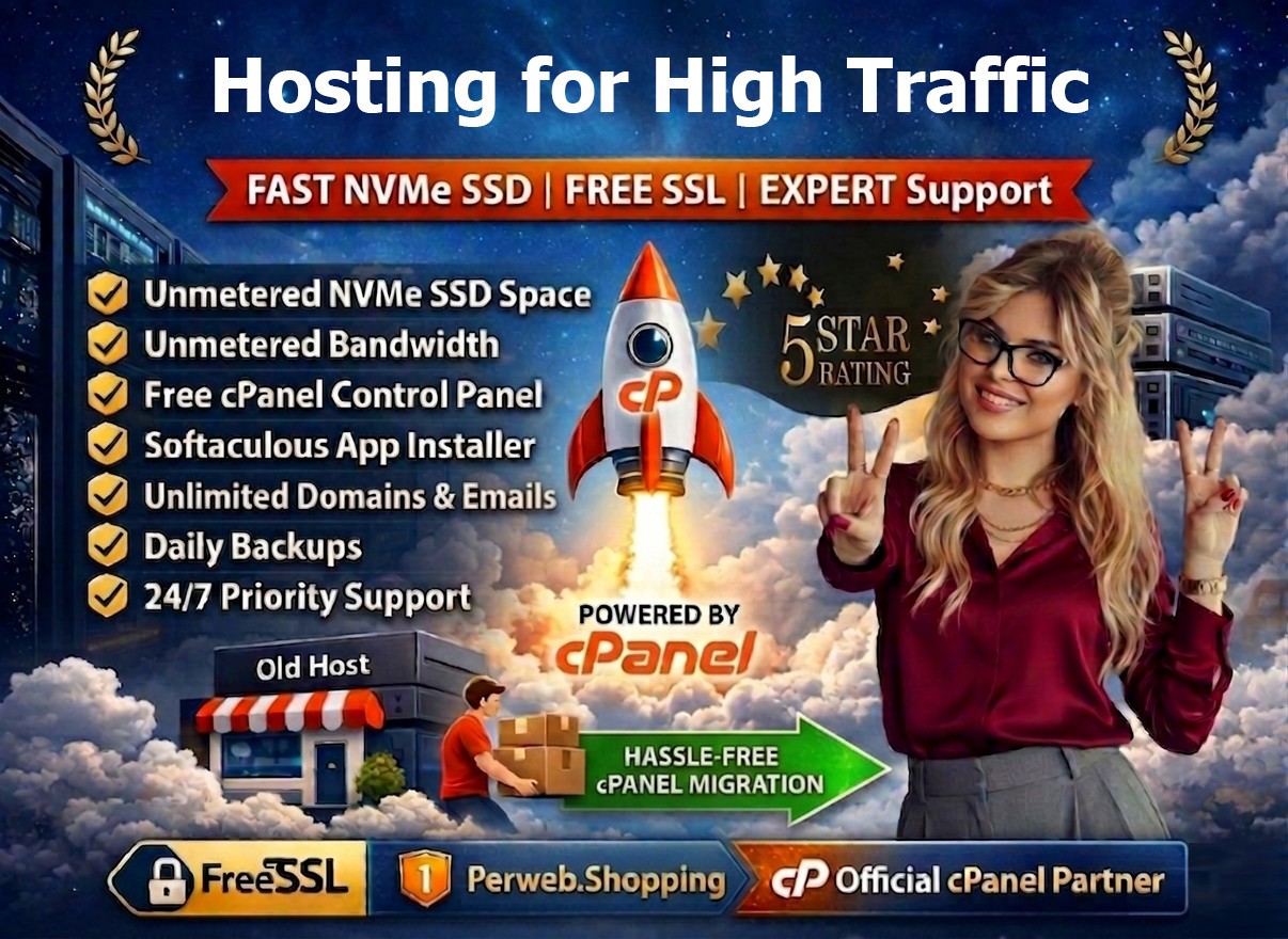 Hosting for High Traffic – 💪 Turbo SSD + SSL + Uptime Power | Only $14.99/Year