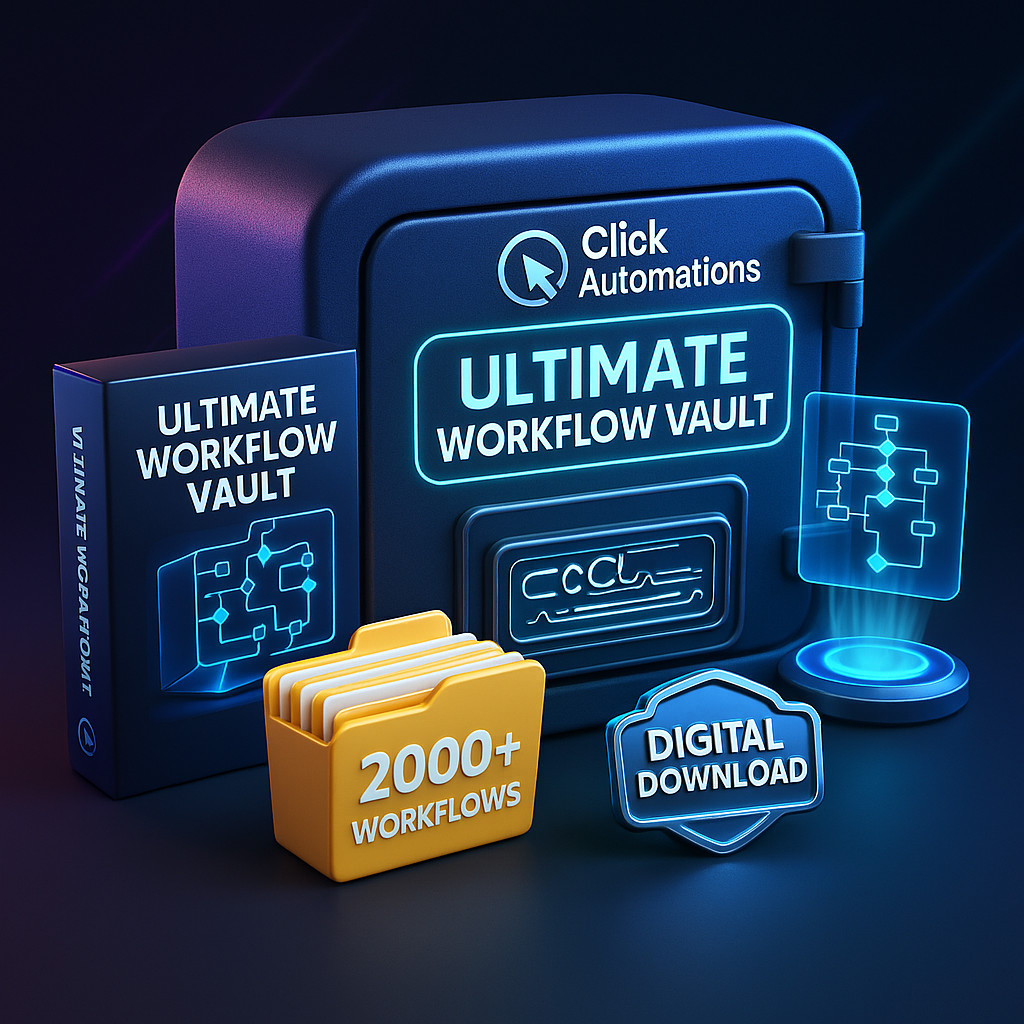 ⚡ ULTIMATE AUTOMATION WORKFLOW PACK • 2,000+ Done-For-You Business Systems • n8n