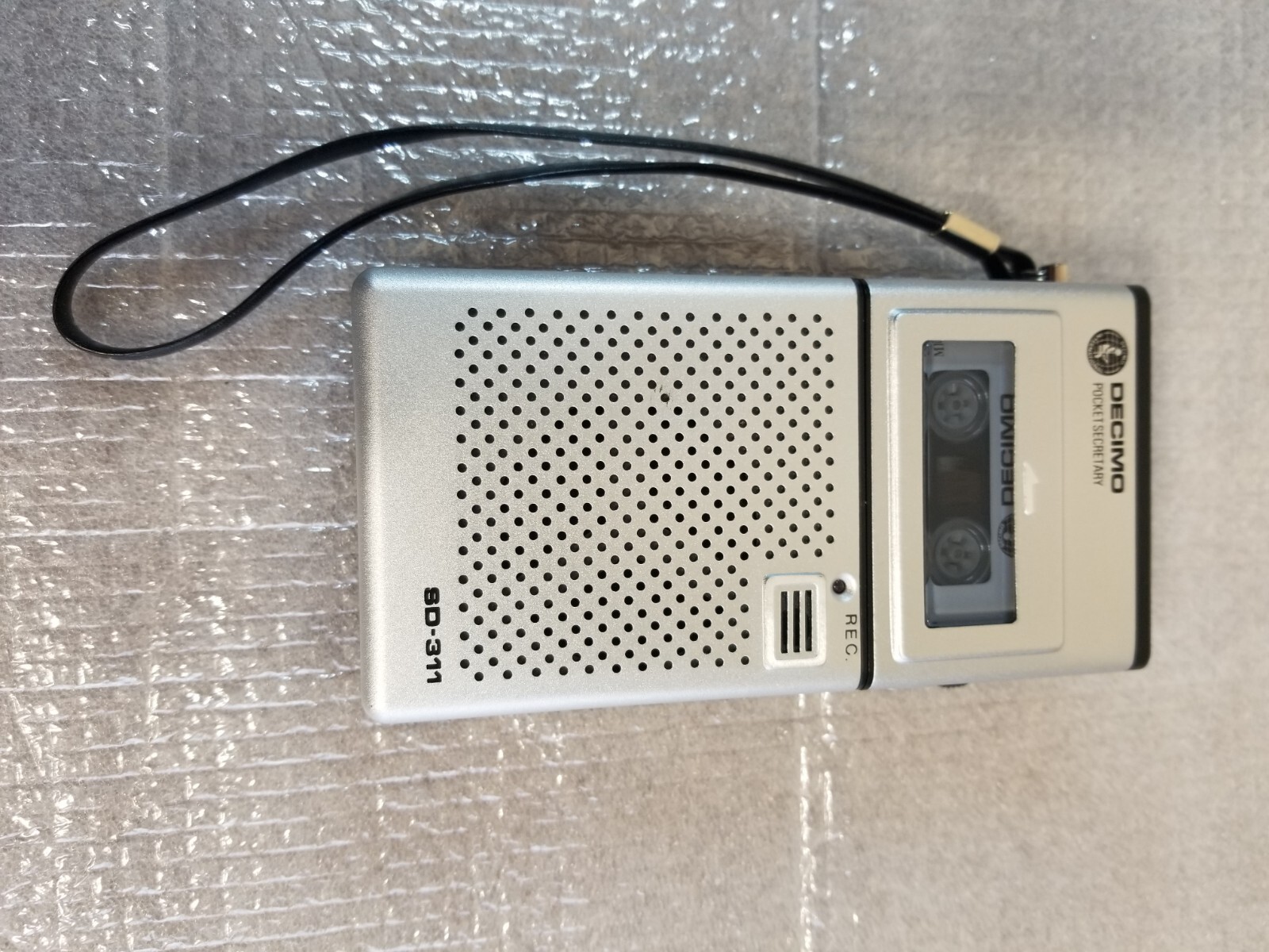 Decimo Pocket Secretary SD-311 Cassette Voice Recorder Made In Japan TESTED !