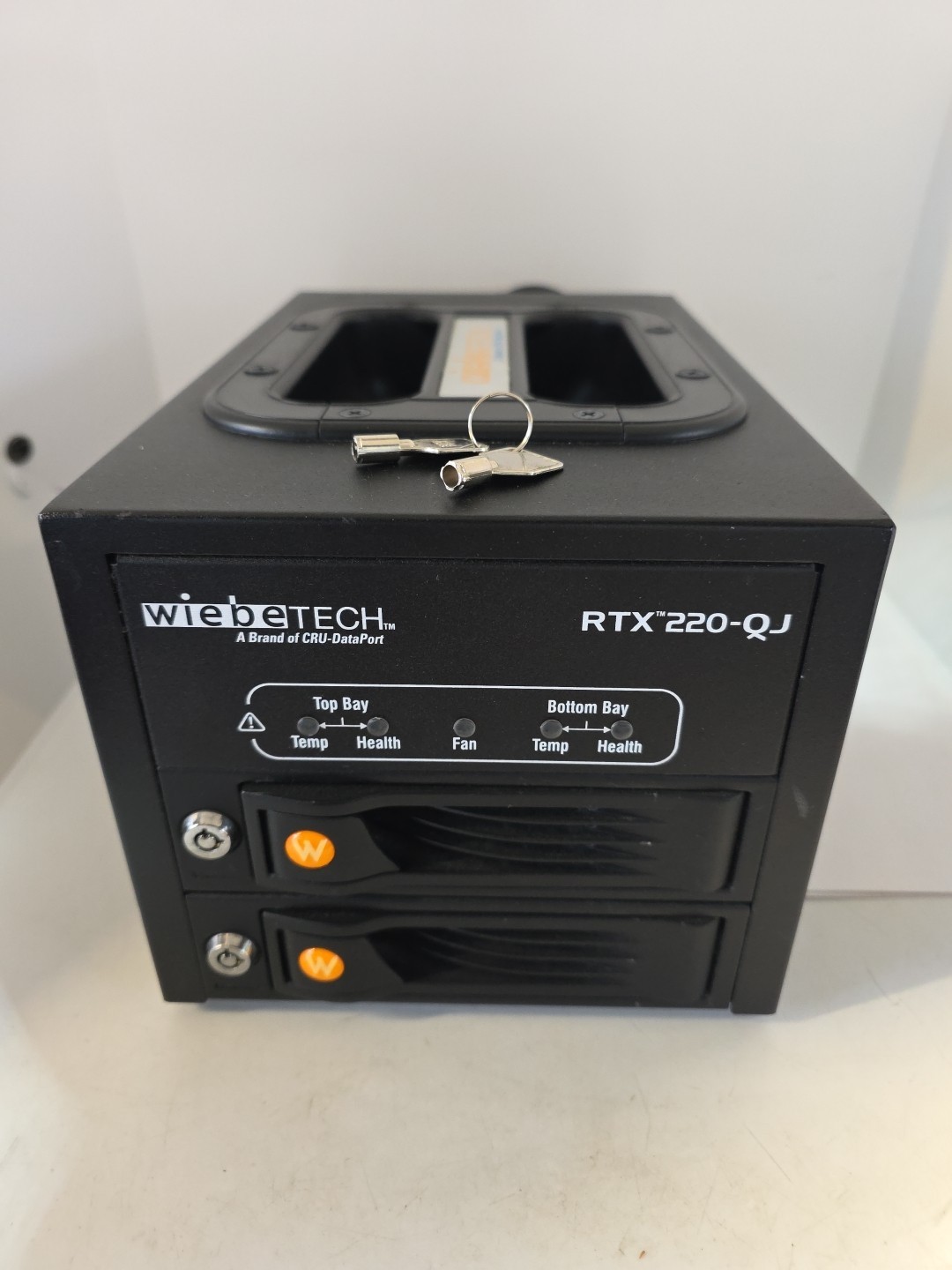 Wiebetech RTX220-QJ 2 Bay Tray-Free Drive Enclosure ESATA Fw800 Fw400 Usb2 