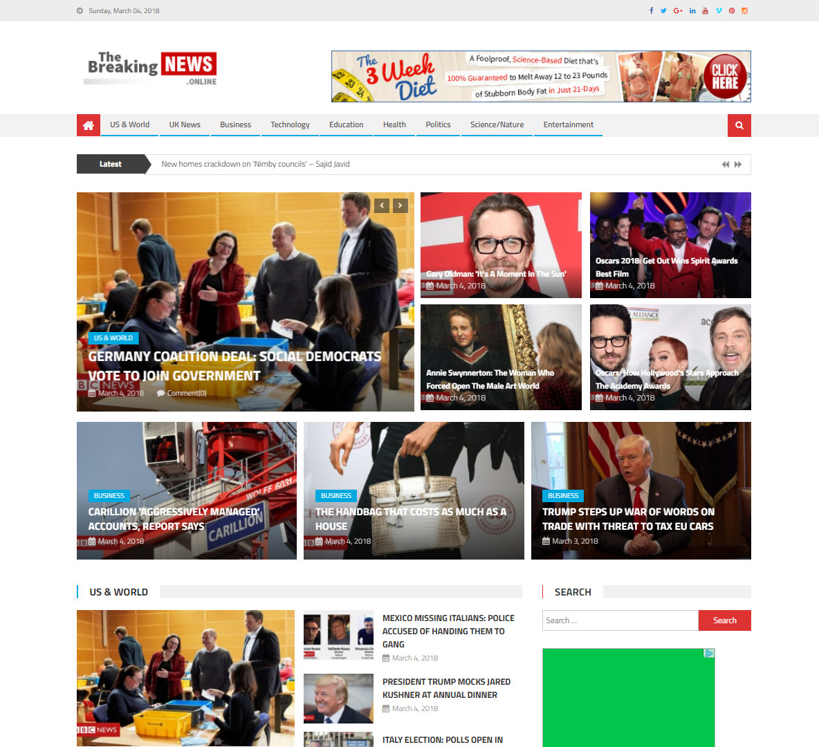 🥇 Turnkey Automated News Website Script – Autopilot Adsense Income