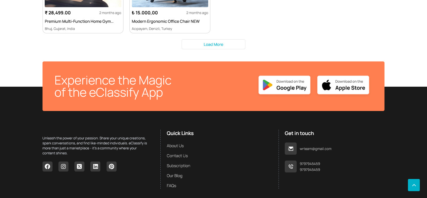 eListing – Classified Ads Marketplace Web + Flutter App | Laravel Admin Panel