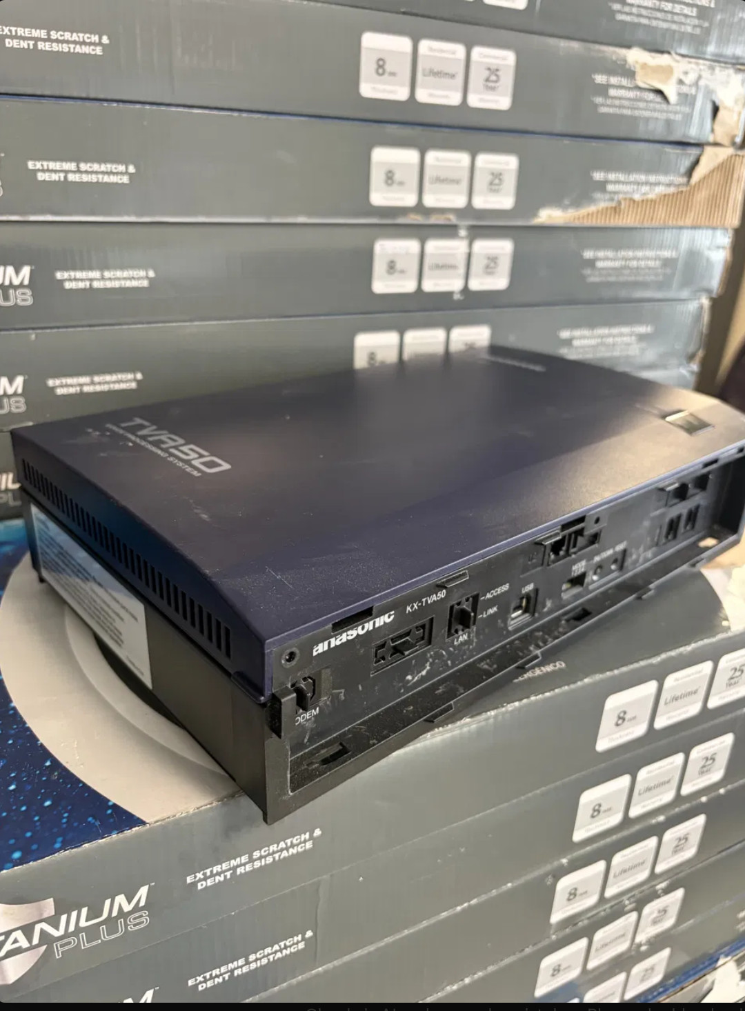 panasonic kx-tva50, Voice processing system, Used, Blue/black