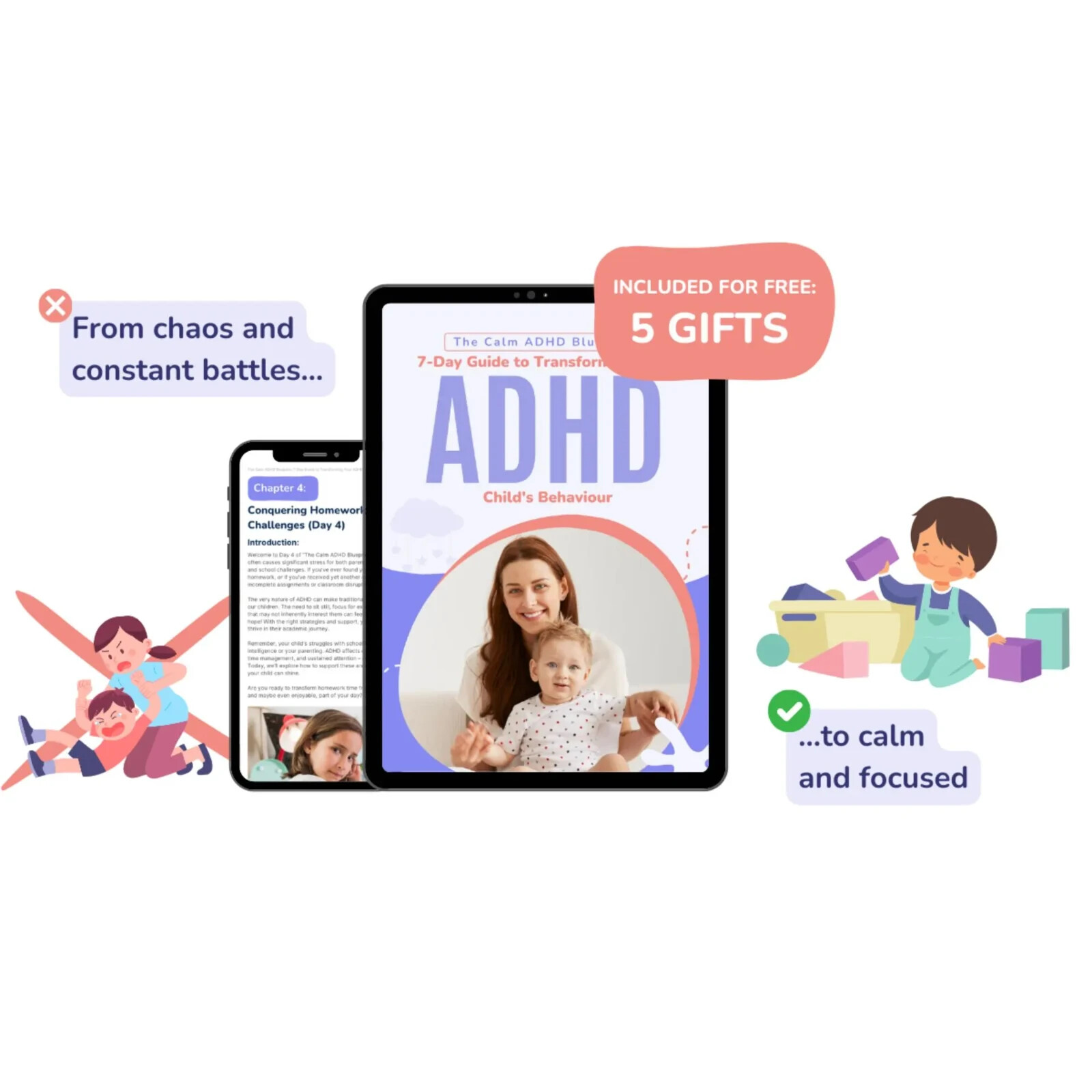 7 Day Calm ADHD Blueprint: Transform Your Child’s Focus & Behavior