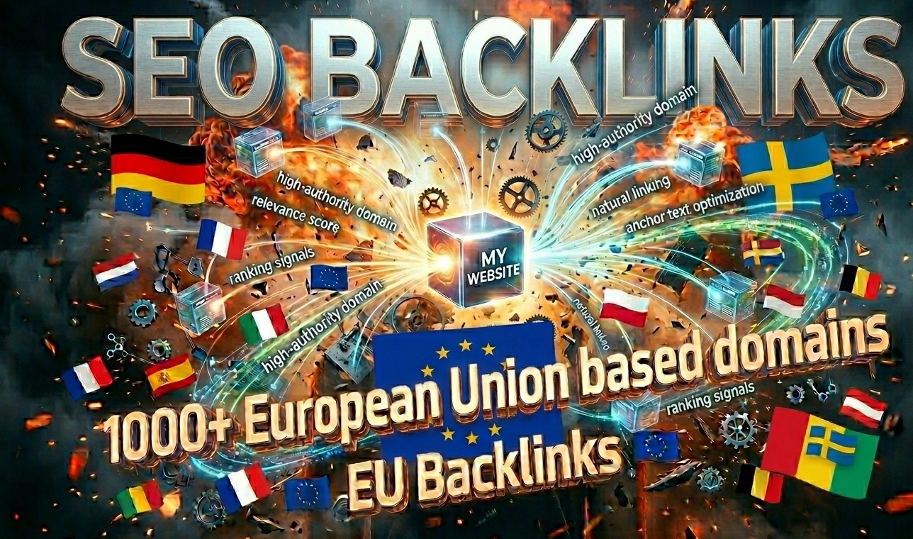 1000+ European Union based domains EU backlinks