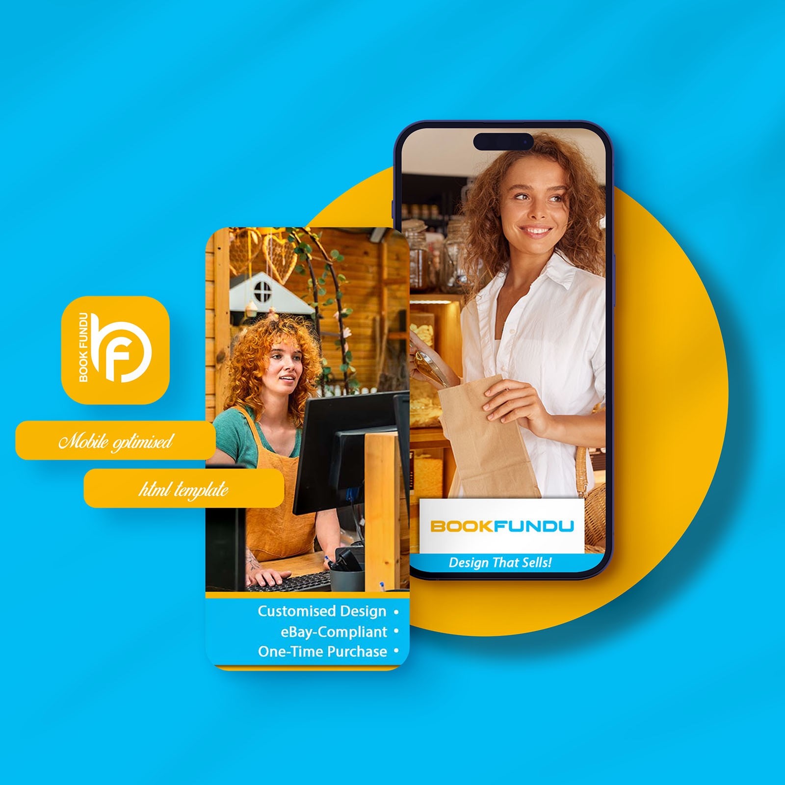 Professional eBay Template | Custom Colours | Mobile Ready | No Subscription
