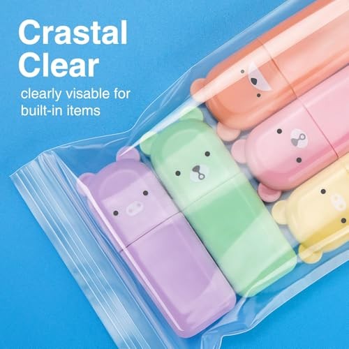 400pcs Clear Resealable Zip Bags 3 x 4 Inch 2 Mil Plastic Jewelry Storage Pouche