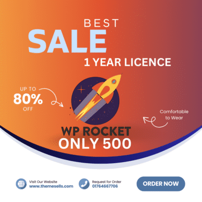 Wp Rocket Official Licence for One Year